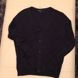 Men’s Jcrew Dark Navy Cotton and Cashmere Cardigan